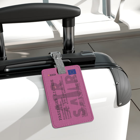 AirSailr 'Passenger License' Luggage Tag – Your Ticket to Stand-Out Travel