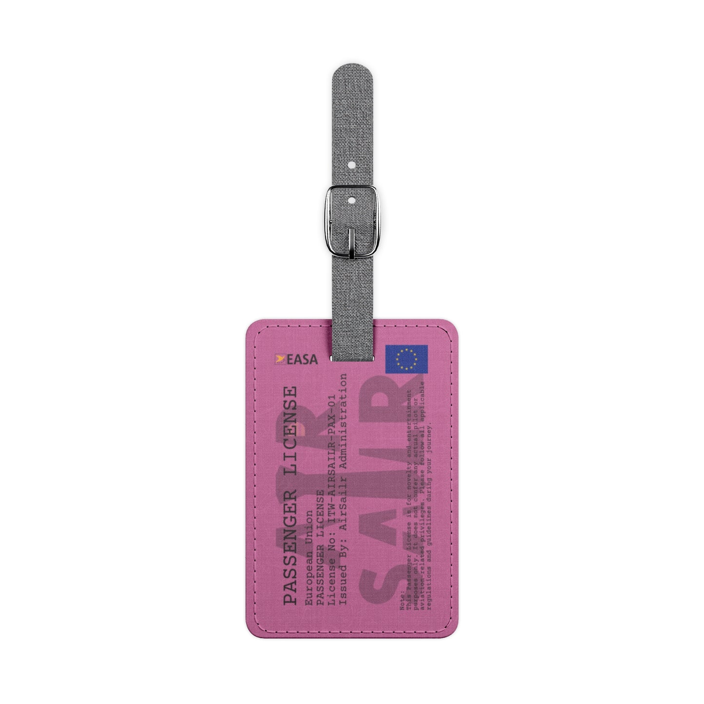 AirSailr 'Passenger License' Luggage Tag – Your Ticket to Stand-Out Travel