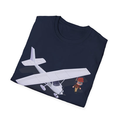 AirSailr 'The Perfect Landing' Pilot's T-Shirt – Walk Away with a Smile