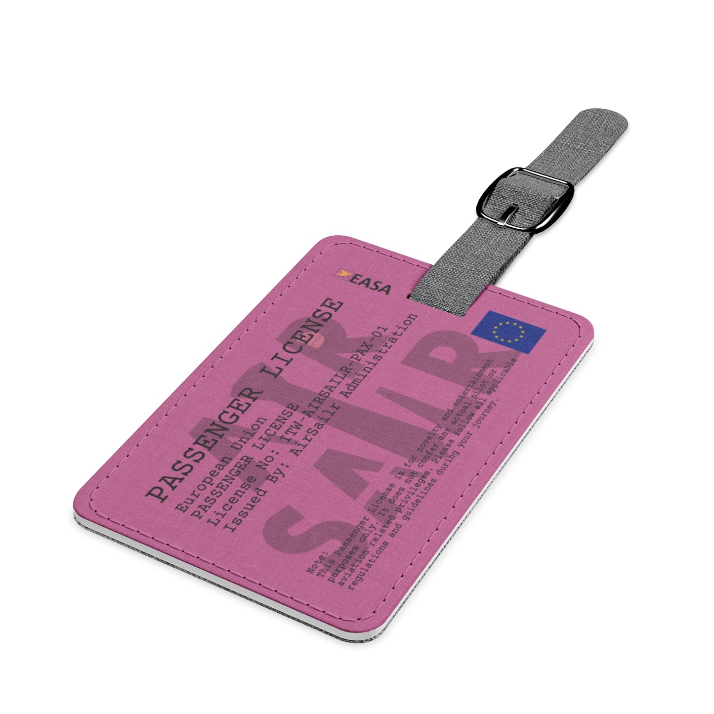 AirSailr 'Passenger License' Luggage Tag – Your Ticket to Stand-Out Travel