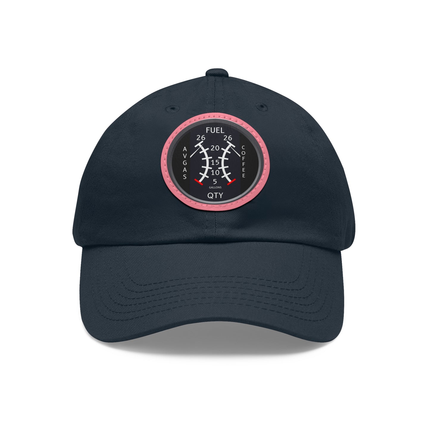 AirSailr 'Fly Fuel Duo' Leather Patch Hat – Fueled by Coffee and Avgas