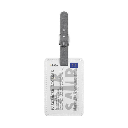 AirSailr 'Passenger License' Luggage Tag – Your Ticket to Stand-Out Travel