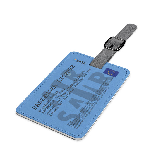 AirSailr 'Passenger License' Luggage Tag – Your Ticket to Stand-Out Travel