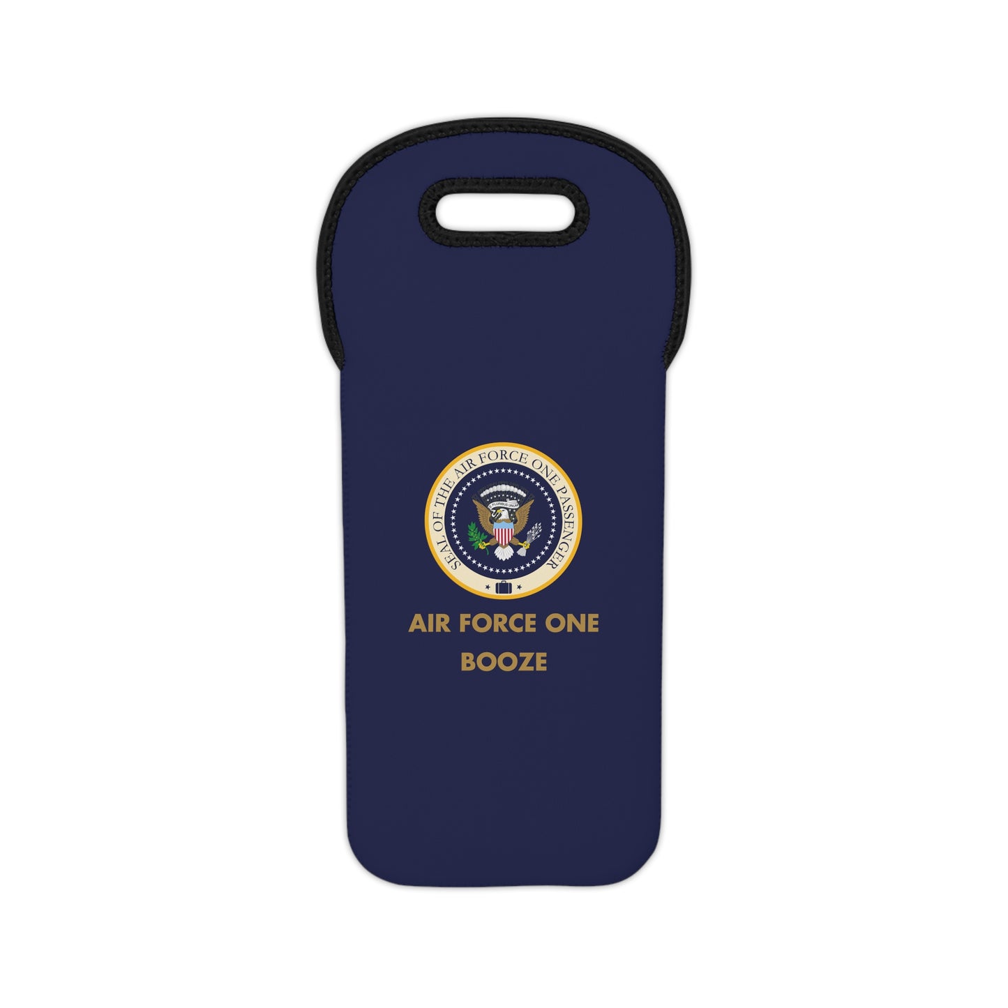 Air Force One Booze: Presidential Emblem Wine Tote Bag