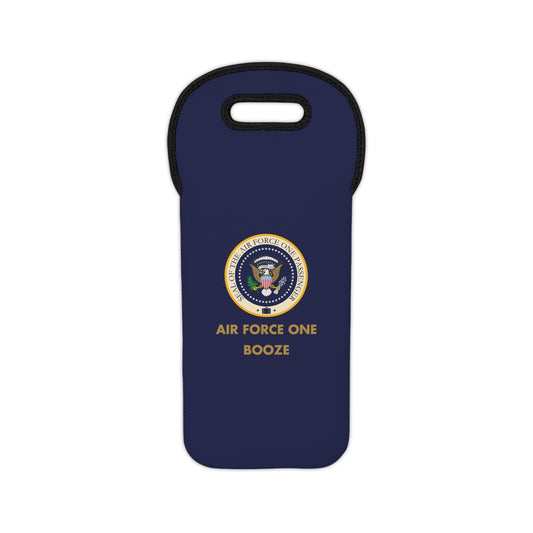 Air Force One Booze: Presidential Emblem Wine Tote Bag