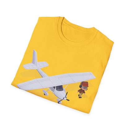 AirSailr 'The Perfect Landing' Pilot's T-Shirt – Walk Away with a Smile